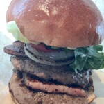 Spirits Grill - ダブルBLTバーガー ポテト付き(1725円）