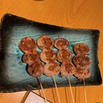 あかぼし - 豚しそぐるぐる巻き梅肉ソース～ 