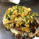 Okonomiyaki Hirano - ソバライス、はごろも煮マヨ、サムライネギ玉