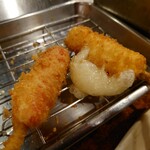 ひげ勝 - ウインナー&モチ♪