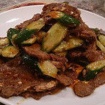 牛肉の辛味和え