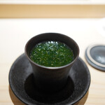鮨 西崎 - 海苔茶碗蒸し