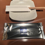 寺地町酒場 - 飲食店のお手拭きで　初めて除菌シートを見ました！