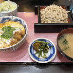 丸忠 - カツ丼セット　¥1,150