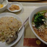 中華料理福臨門 - 炒飯とラーメンセット
