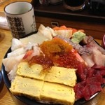 ファミリーすしガーデンハウス - 隣の湯のみと比べてください