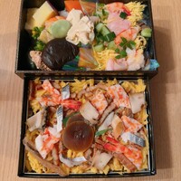 祇園 末友 - 下のは銀座久兵衛のばらちらし