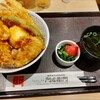 Tenpura Soba Monzaemon - 鶏玉天丼です。美味しそう。