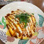 ゆっくりCafeもこもこ - オムライスは今やお店の名物になりました。