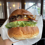 エーエス クラシックス ダイナー - 『Bacon  Cheese Burger¥1,750』 『lunch drink¥150』