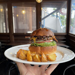エーエス クラシックス ダイナー - 『Bacon  Cheese Burger¥1,750』 『lunch drink¥150』