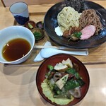 らぁ麺 飯田商店 - 『つけ麺 (醤油味)』『お野菜ご飯』