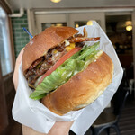 エーエス クラシックス ダイナー - 『Bacon  Cheese Burger¥1,750』 『lunch drink¥150』
