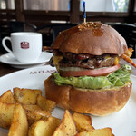 エーエス クラシックス ダイナー - 『Bacon  Cheese Burger¥1,750』 『lunch drink¥150』