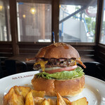 エーエス クラシックス ダイナー - 『Bacon  Cheese Burger¥1,750』 『lunch drink¥150』
