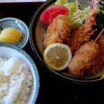Daikoku Shokudou - ミックスフライ定食　900円税込