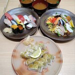Aduma Zushi - 岡山ばら寿司、さわら押し寿司、岡山地物入12貫