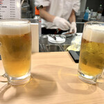 立呑み晩杯屋 - 5月6日　始めは生ビール¥490
            あとはずっとチューハイ¥250にしました。
            ゴールデンチュウハイ¥290もいただきました。