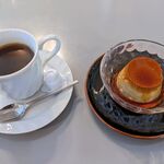 Amian Kohi Shareimu - コーヒーと焼きプリン
