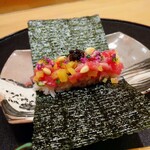 是しん - トロたく手巻き