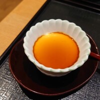 お料理 とみやま - デザートのプリン