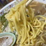 福来軒  - 西山製麺の玉子入り中細麺