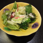 人形町今半 - ステーキ丼のサラダ。