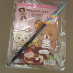 人形町今半 - 子供に、お土産をいただきました！七色の鉛筆に、リラックマのぬりえ、嬉しいサービスです♪