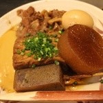 手打うどん すみた - おでん盛り合わせ(おまかせ５品）550円
      