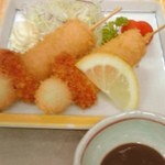 いち藤 - 案山子揚げ（カカシアゲ）共和町のお祭りにちなんでるみたいです♪