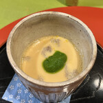 食堂とだか - 牛もつの茶碗蒸し