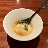 よろにく - 生豆腐とホタテの冷製