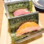 Kaisen Sushi Doggu Izakaya Uomusubi - 寿司ドック盛り合わせ