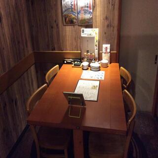 広島観光のお食事に【テーブル席（～4名様）】