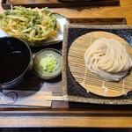 Murano Naka Shokudou - 季節の野菜かきあげ天ぷらつけ汁うどん