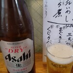 鳥もと - ビール中瓶