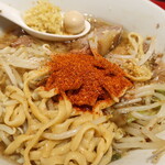 ラーメン二郎 - 一味投下～♪