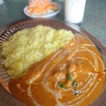 シルジャナ - 650円　とは　思えないカレーライス　セット　サラダ　ドリンク付き