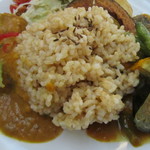 Kaferappa - 玄米ご飯です