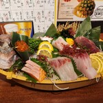 Kuroshio - 本日鮮魚5点盛り