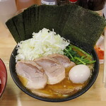 Ramen mikame - 特三亀ラーメン1000円＋ネギ100円