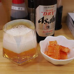 ラーメン 三亀 - ビールと