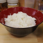 ラーメン 三亀 - ご飯