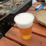 かき小屋ランド - 生ビール 500円
