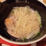 らぁめん 赤坂 みづ菜 - 麺