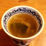 come in家fe maze maze  - ランチセットの、スープ。。。胡椒が効きすぎてて辛い笑