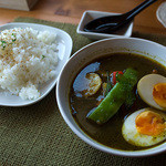 Nord - 「糸島と富良野野菜のSoupカレー」。お野菜ごろごろ♪優しいスープカレー。