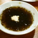 やきとん いっぽ - もずくで健康にも気を使ってみる私？