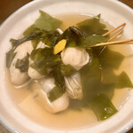 竹うち - 牡蠣のおでん　美味かった♡