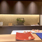 名駅 鮨 天野 - 店内カウンター